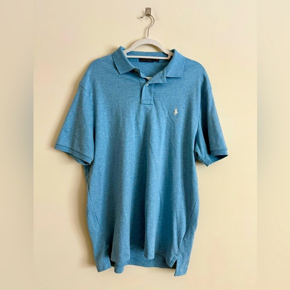 Polo Ralph Lauren Classic Polo Shirt – Large Light Heather Blue - Picture 1 of 6